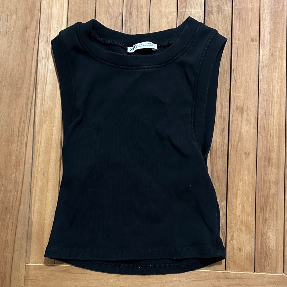 Zara Black Tank